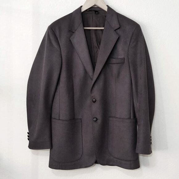 WFF by Farah designer series charcoal sport coat blazer - Picture 1 of 8